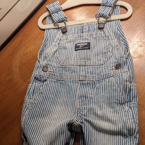 OshKosh B'Gosh Denim Striped Overalls